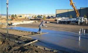 FGS Commercial project - pouring the foundation for FGS Colorado Springs office building