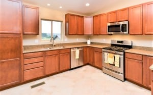 Fire damaged home restoration in Colorado Springs by CMS and FGS - finished kitchen