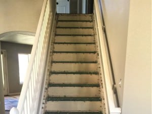 FGS residential renovation in Aurora, Colorado - in-progress staircase